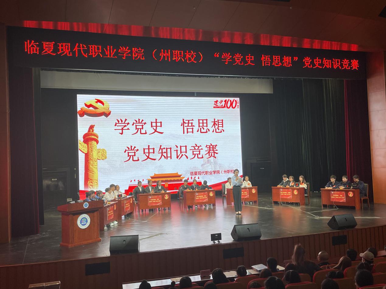 临夏现代职业学院（州职校）庆祝建党100周年“学党史、悟思想”知识竞赛