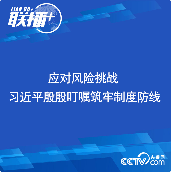 央视网：   联播+丨应对风险挑战 习近平殷殷叮嘱筑牢制度防线
